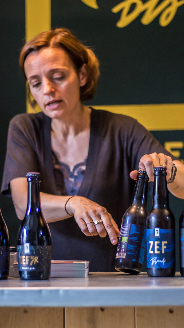 Dégustation de bières à la brasserie 5 bis à la Palme