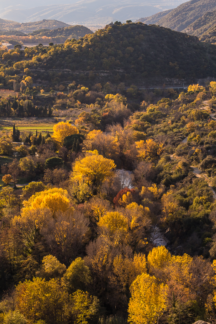 Paysage d'automne à Rodès