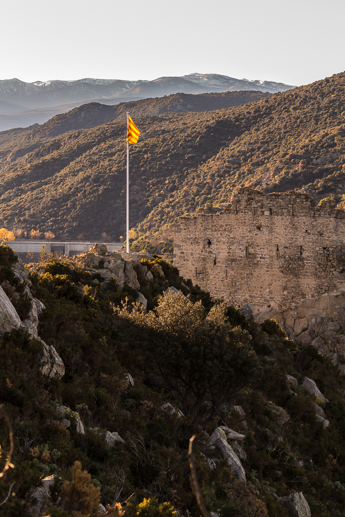 Vue depuis le château de Rodès