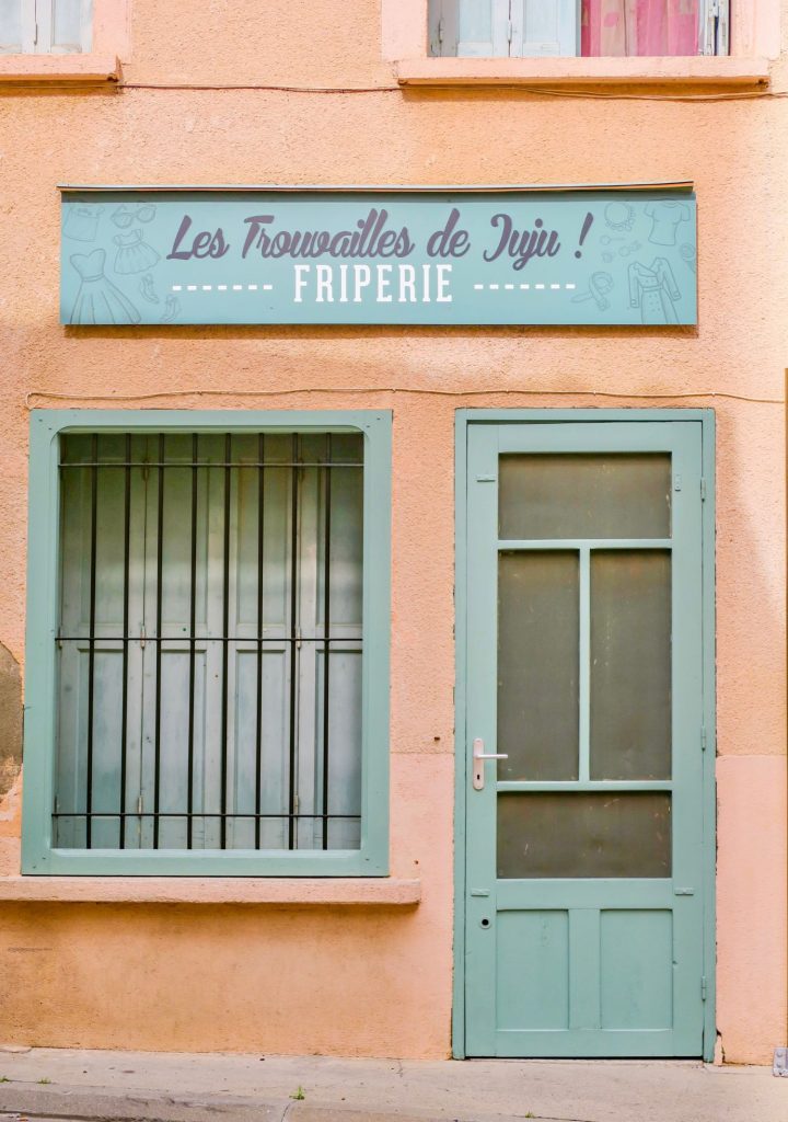 Façade à Baixas dans les Pyrénées Orientales