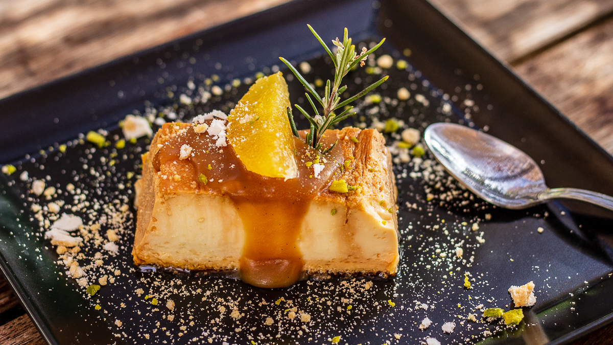 dessert du Restaurant El Silex Tautavel