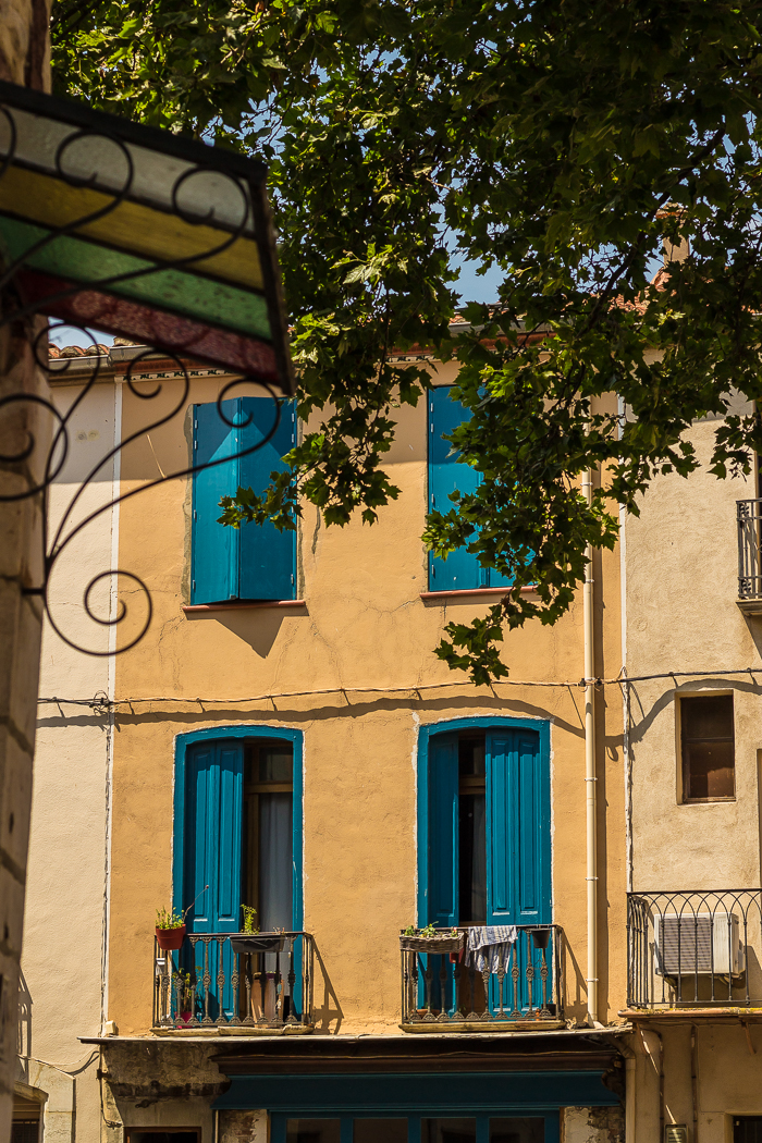 Façade à Ille sur Têt