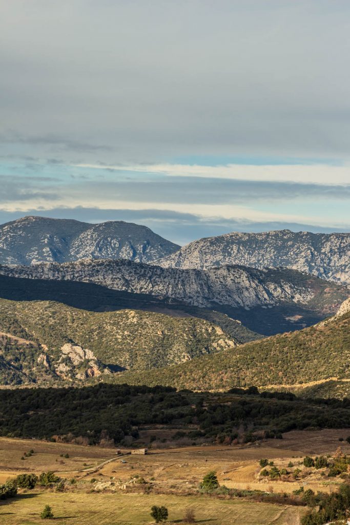Point de vue depuis la table d'orientation de Trilla