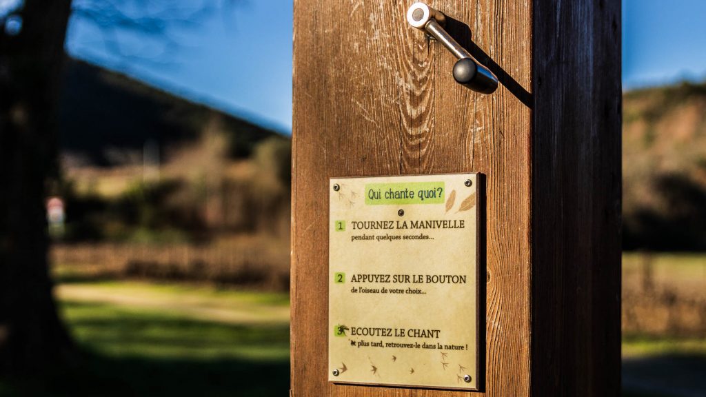 Module sonore sentier des oiseaux