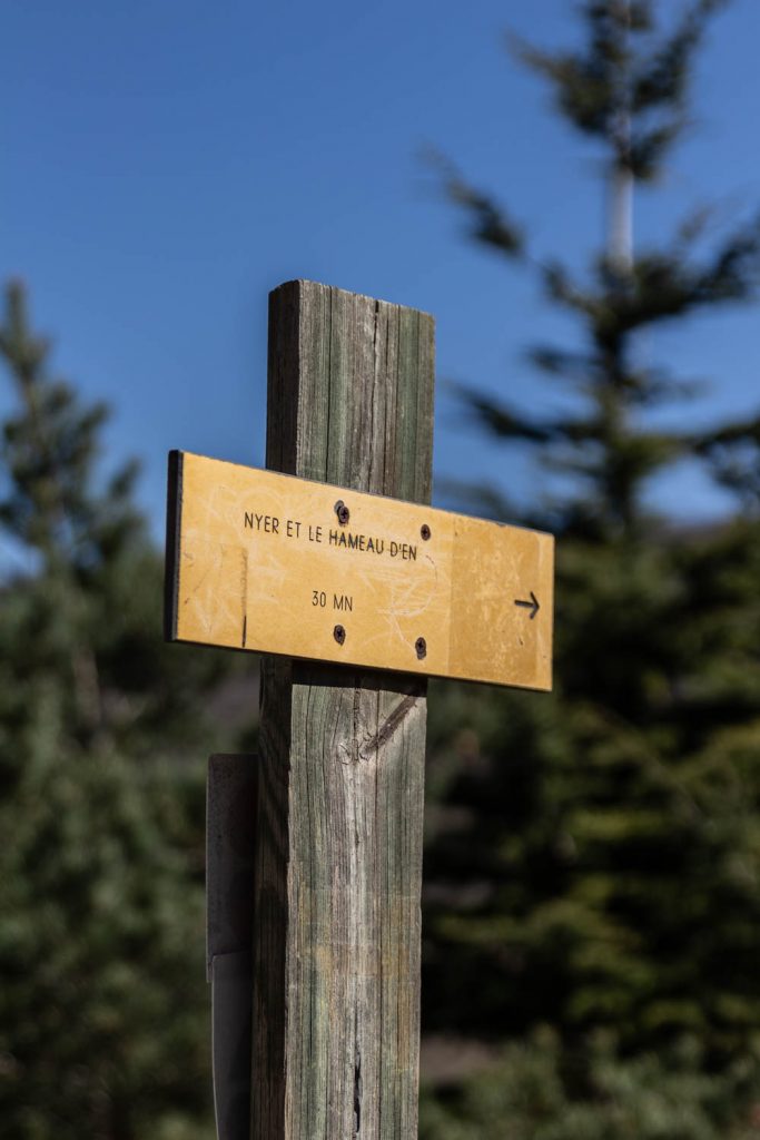 Itinéraire de randonnée à Nyer